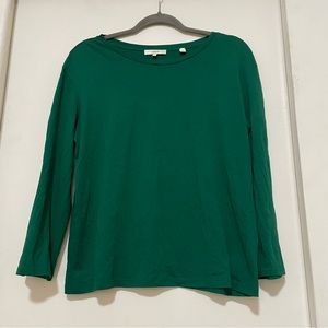 Vince Green Pima Cotton 3/4 Long Sleeve  Size Medium T-Shirt